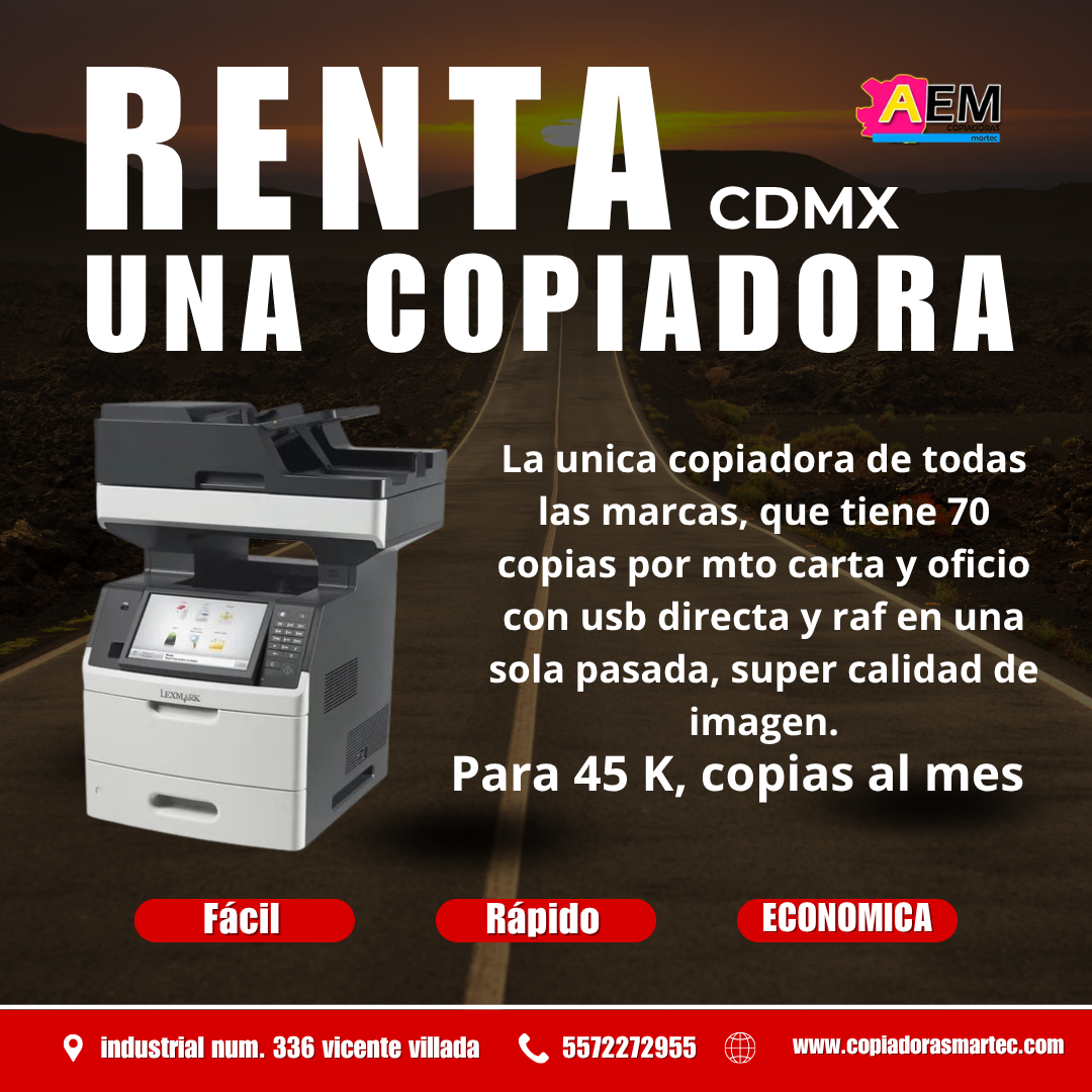 renta de copiadoras cdmx